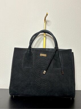 kate spade Black Textured Structured Satchel